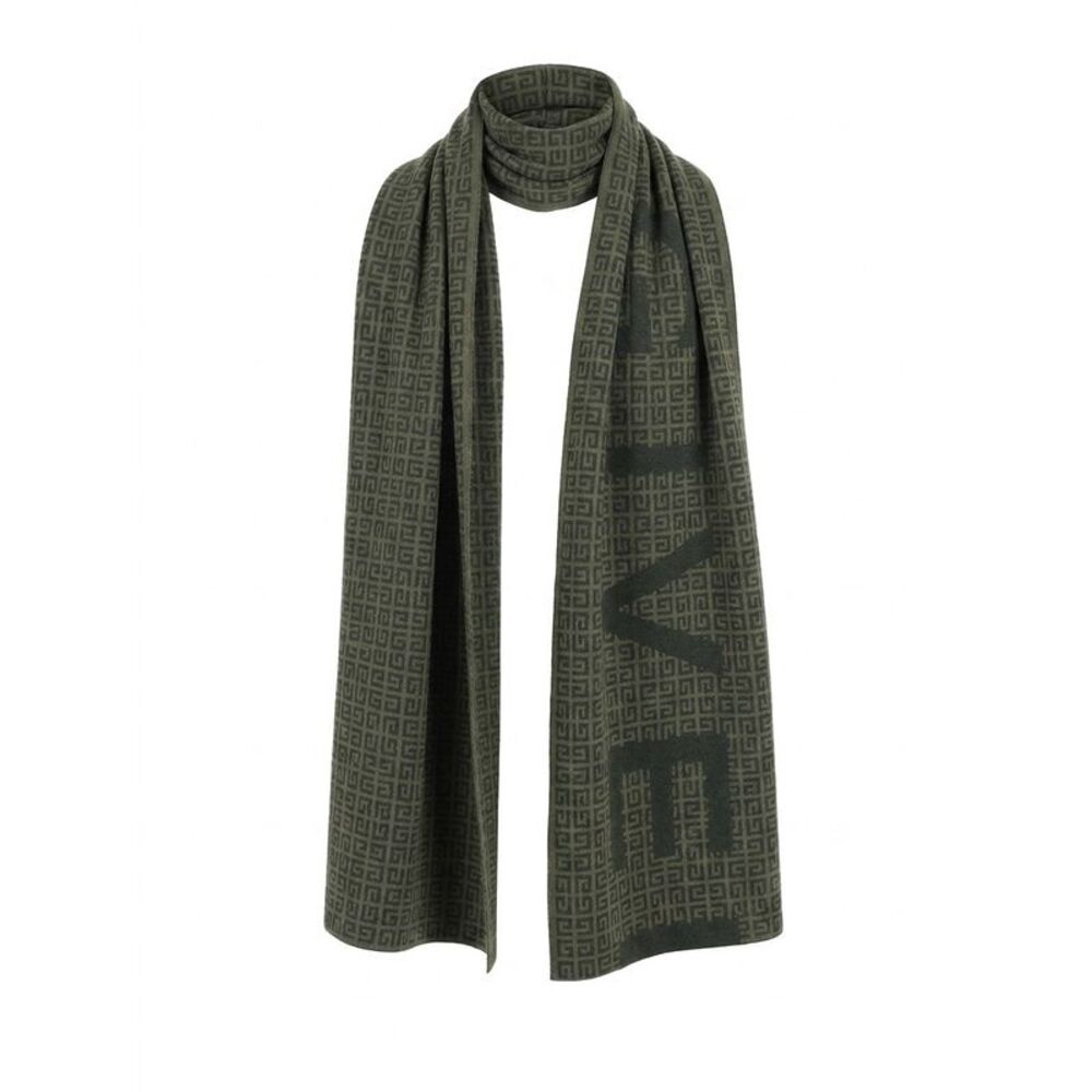 Givenchy Green Wool Men's Scarf